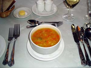 Today's Soup in Seafield Hotel